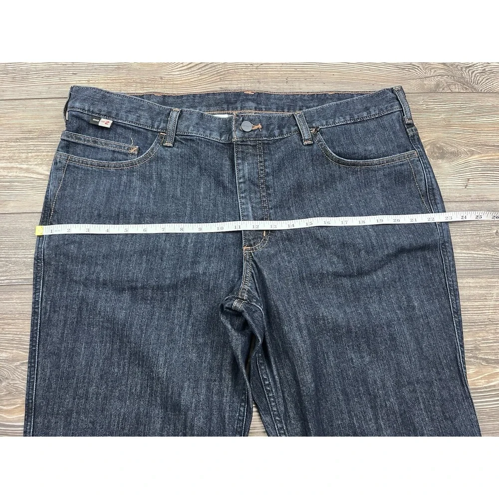 Carhartt‎ Women's Blue Jeans Original Fit CAT 2 Flame Resistant Size 18 SHORT